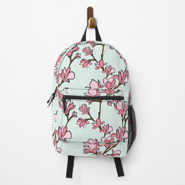 Item preview, Magnolias on pale blue designed and sold by Samantha Jones.