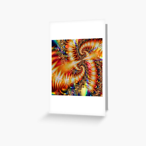 AFS Spiral 813 Fractal Greeting Card