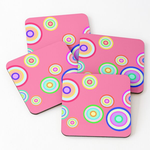 Item preview, Early 2000s Colourful Circles Geometrical Pattern  designed and sold by junepillows.