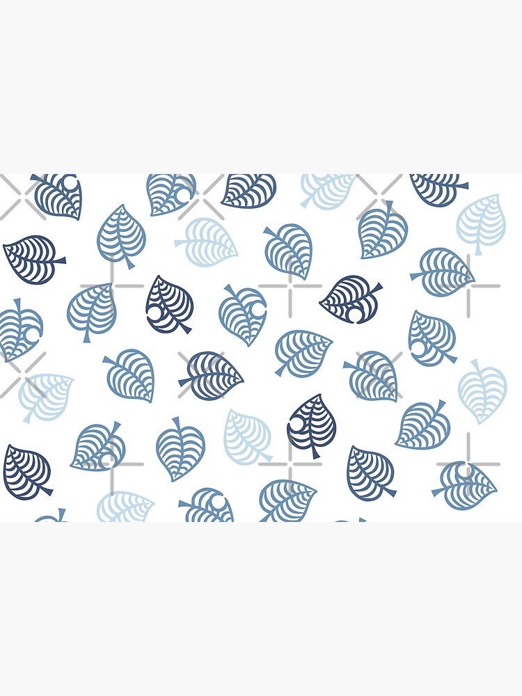 Nook Leaf Aloha Logo - Blue on White by TheMajesticGoat