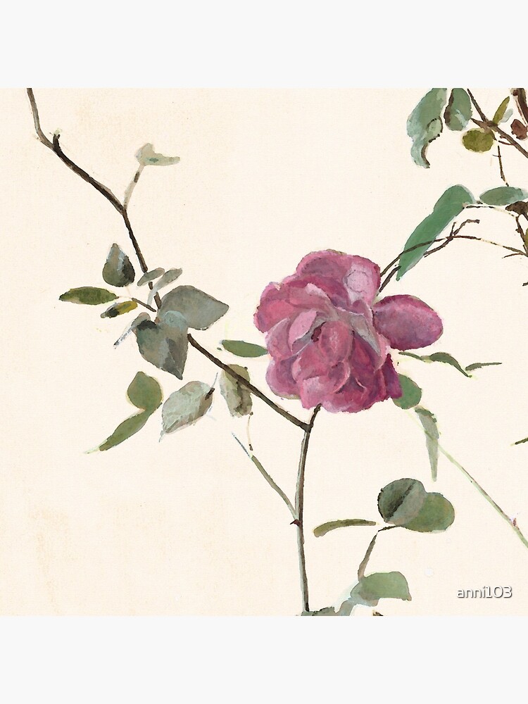 Rose against the wall by anni103