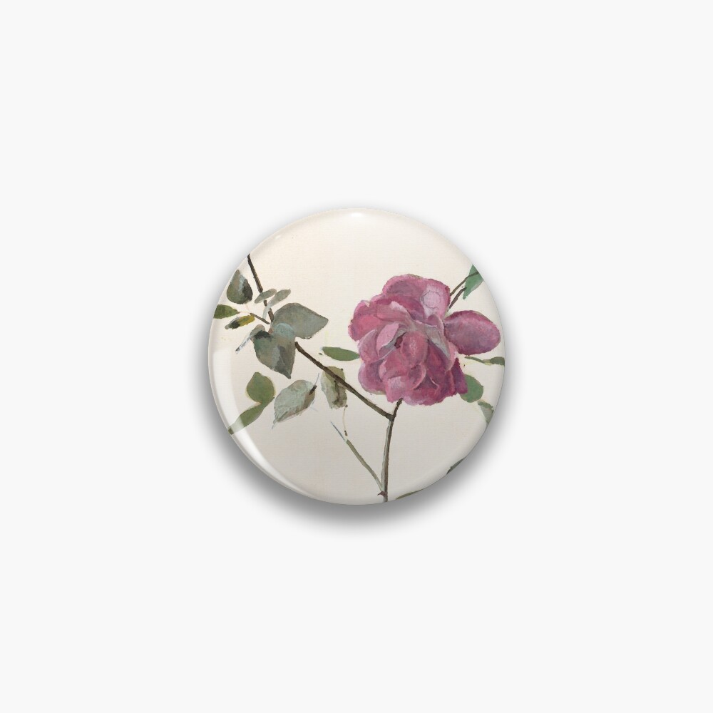 Rose against the wall Pin