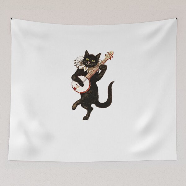 Item preview, Cat playing mandolin designed and sold by AV  Designs.