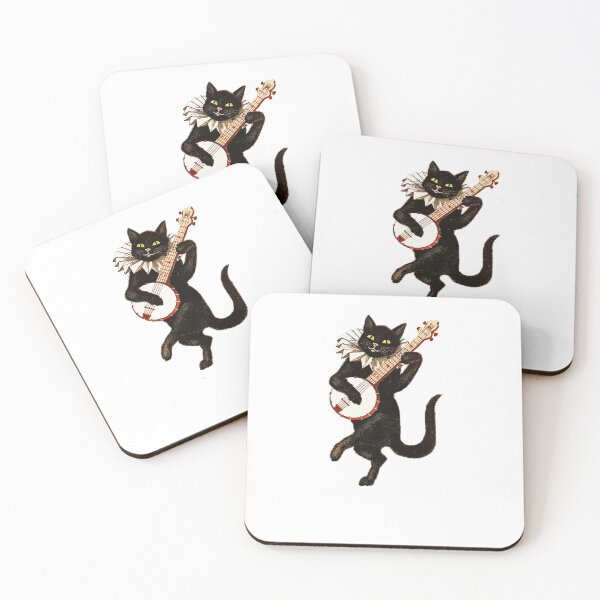 Item preview, Cat playing mandolin designed and sold by AV  Designs.