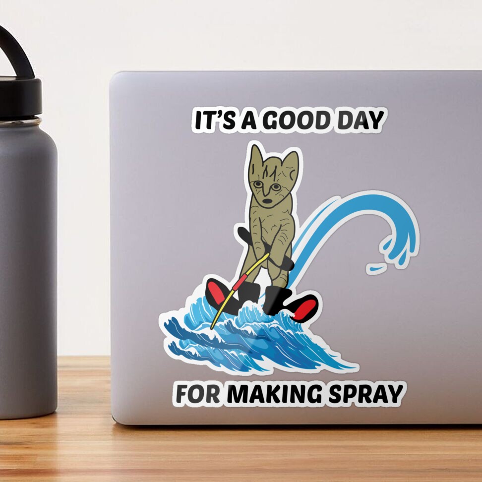 Sticker for Sale mit Wasserski Ski Katze Haustier Liebhaber Tier Lustige  Meme von TastefulTees