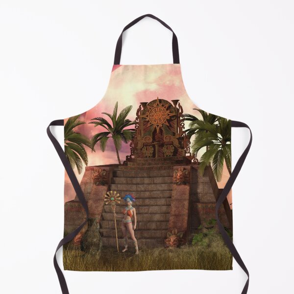 Item preview, Wonderful maya women with temple designed and sold by nicky2342.
