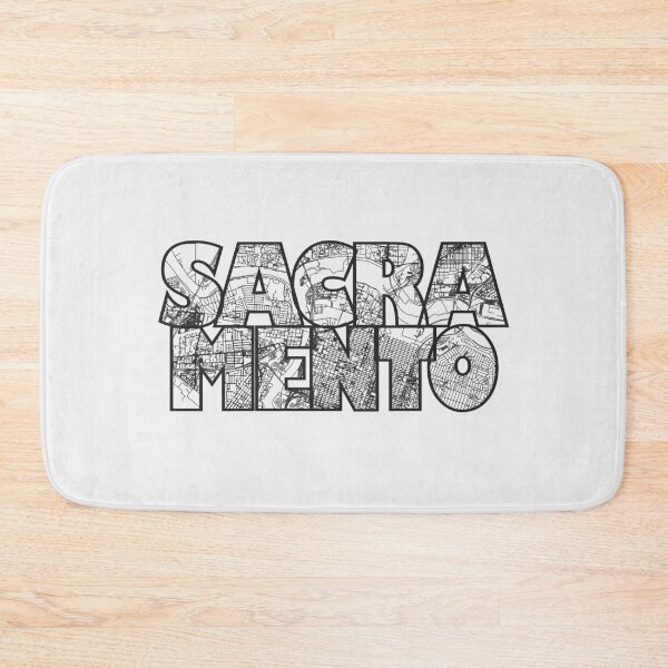Item preview, Sacramento CA Street Map designed and sold by thestreetslocal.