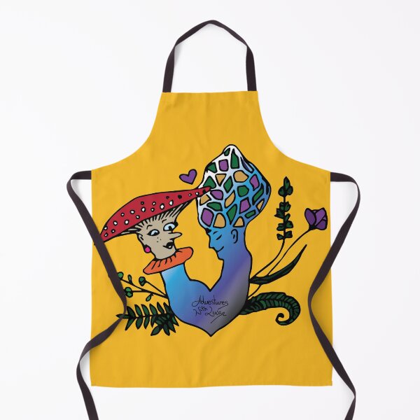 Item preview, that a toadstool woman and a morel man do not go together ... but between these two the spark is kindled. Well designed and sold by AdventuresLuise.