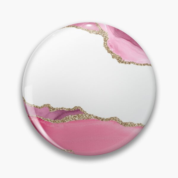 Item preview, Pink Blush Faux Agate Marble Landscape I designed and sold by MysticMarble.