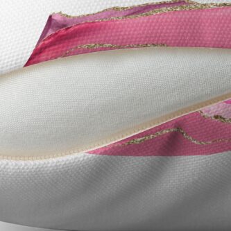 Alternate view of Pink Blush Agate Marble Landscape I Throw Pillow