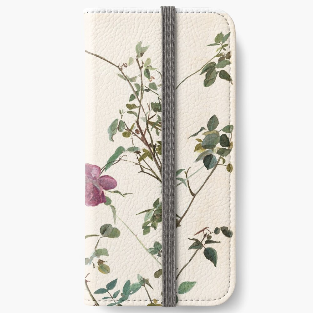 Rose against the wall iPhone Wallet