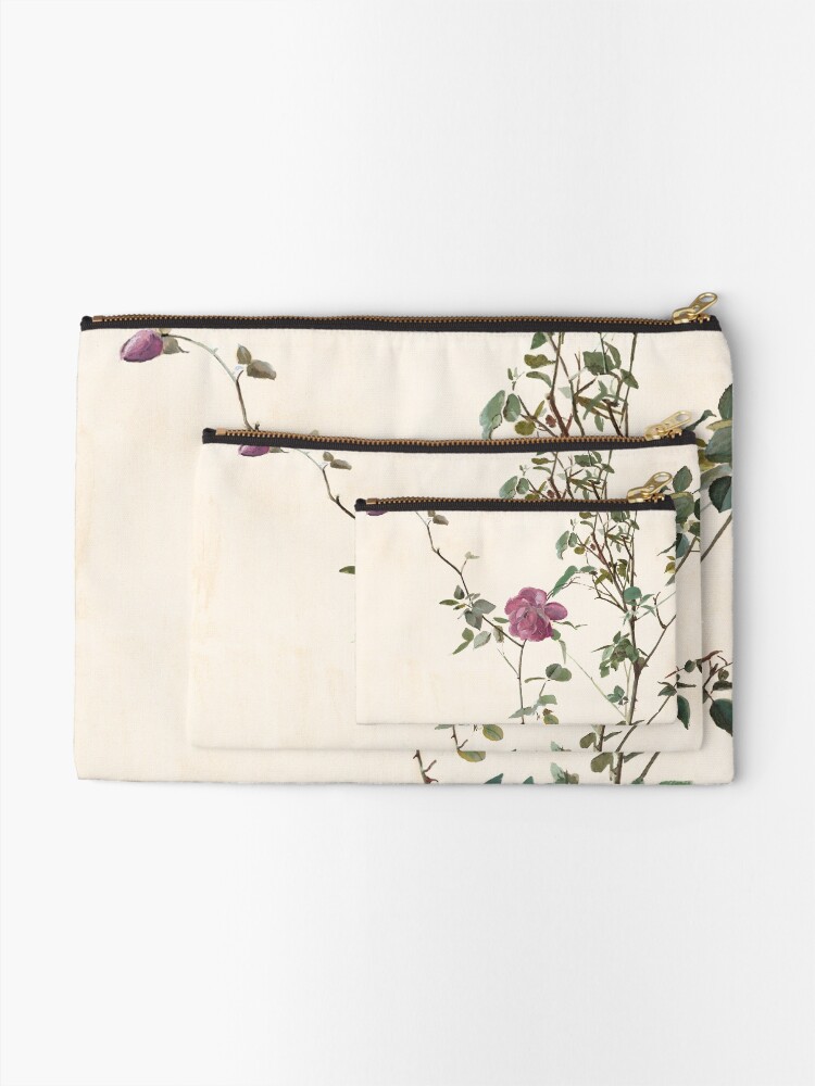 Alternate view of Rose against the wall Zipper Pouch