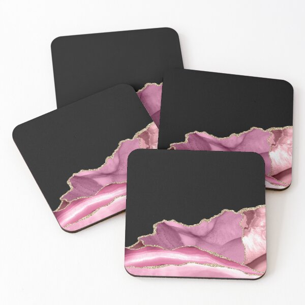 Item preview, Pink Blush Agate Faux Marble Landscape II designed and sold by MysticMarble.