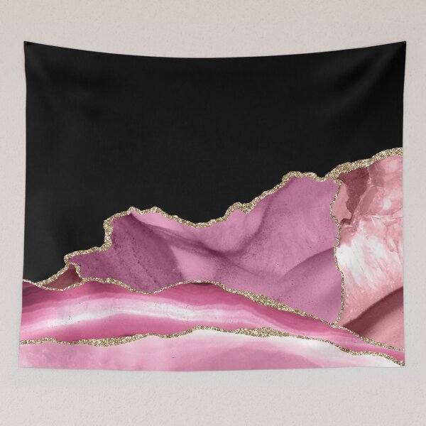 Item preview, Pink Blush Agate Faux Marble Landscape II designed and sold by MysticMarble.