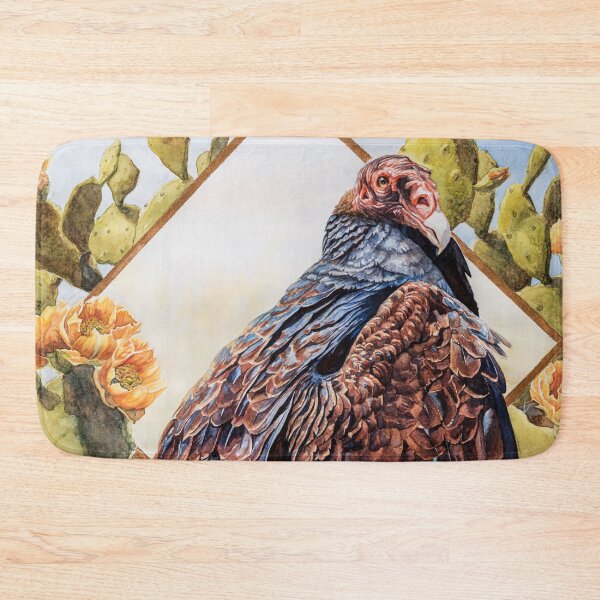 Item preview, Turkey Vulture in Cactus designed and sold by OddityGarden.