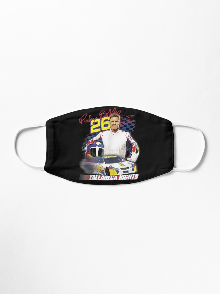 Talladega Nights Ricky Bobby Wonder Bread Race Car Portrait Mask By Margauxbaert Redbubble