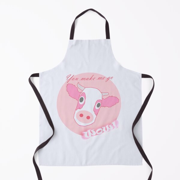 Item preview, You make me go wow! cow, strawberry, circle designed and sold by catnamedtiffany.