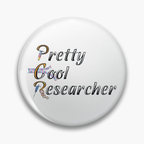 Item preview, PCR - Pretty Cool Researcher with PCR vial Pipette and DNA designed and sold by Zit-Zat-Zot.