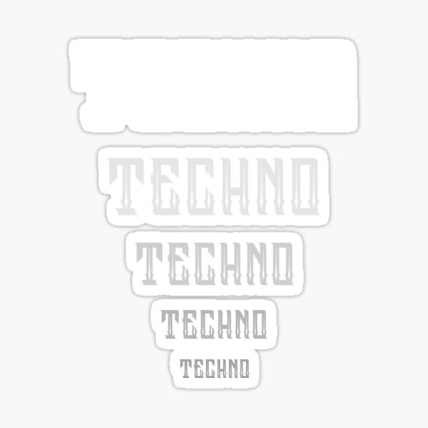 Techno UD Sticker