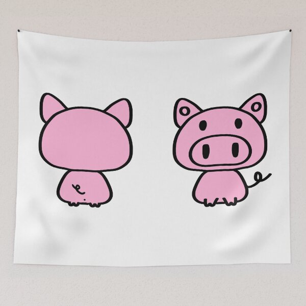 Item preview, Little Piglet Front and Back 1 designed and sold by usernamenaijan.
