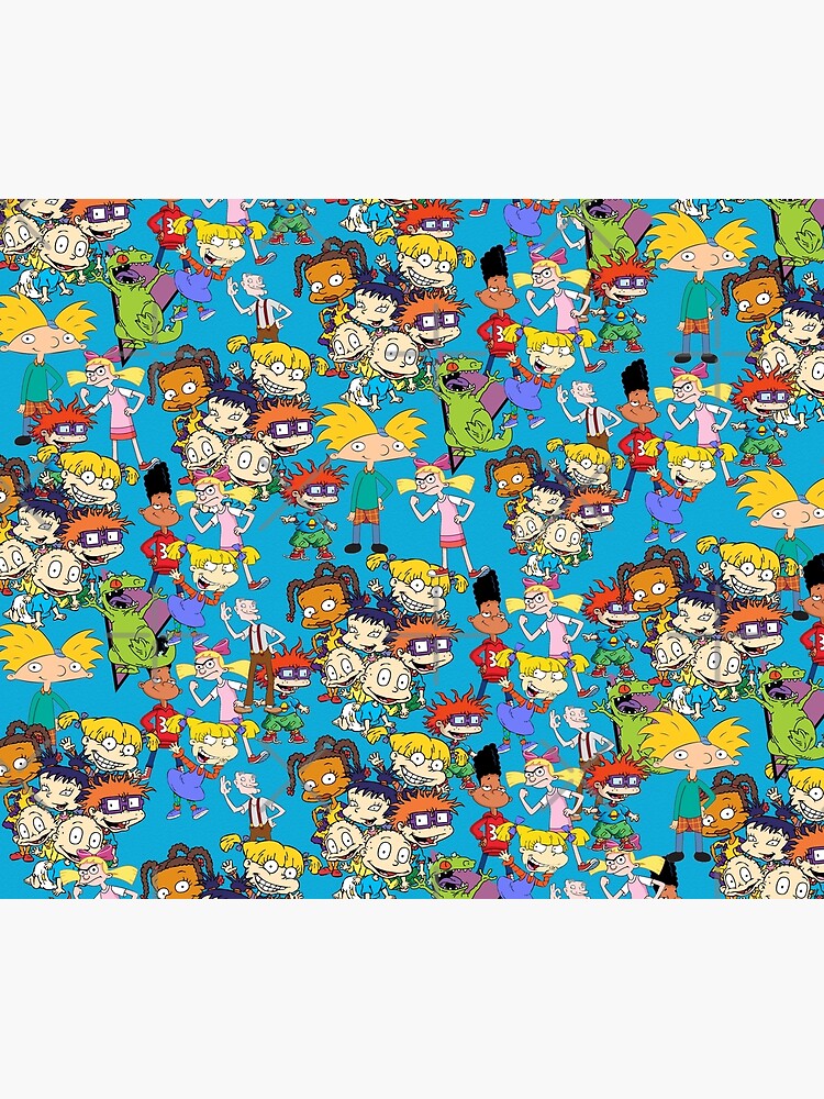 Nickelodeon Rugrats And Hey Arnold Shower Curtain For Sale By Aujuwara Redbubble 6236