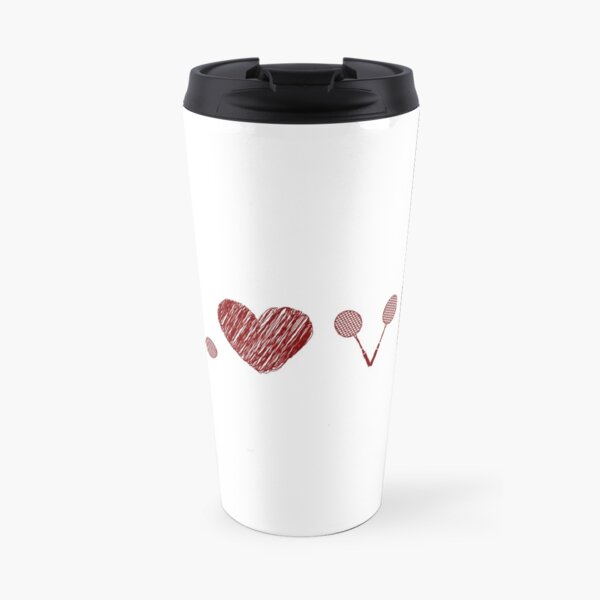 Badminton Love Travel Mug