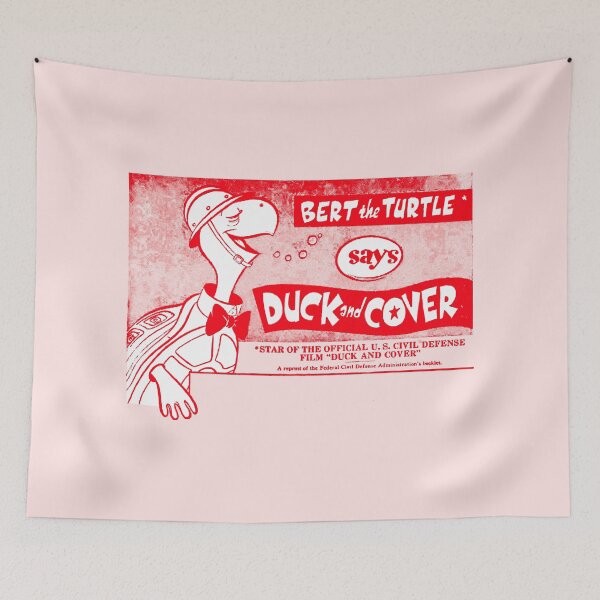 Item preview, BERT THE TURTLE says DUCK AND COVER designed and sold by ThrowbackAds.