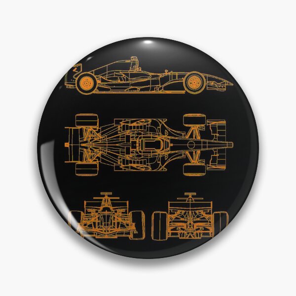 Aperçu de l'œuvre Projet de plan de voiture de course orange norris créée et vendue par ideasfinder.