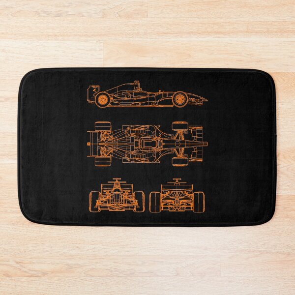 Item preview, Racing car blueprint project orange norris designed and sold by ideasfinder.