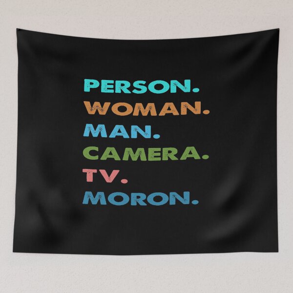 Item preview, Person Woman Man camera tv Moron designed and sold by Kathrine2302.