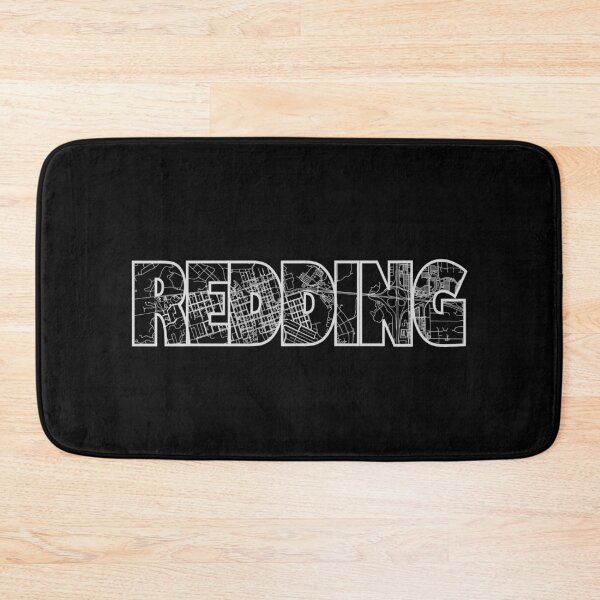 Item preview, Redding CA Street Map designed and sold by thestreetslocal.