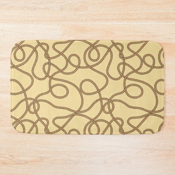 Item preview, Brown and beige tangled marine rope designed and sold by natalyon.