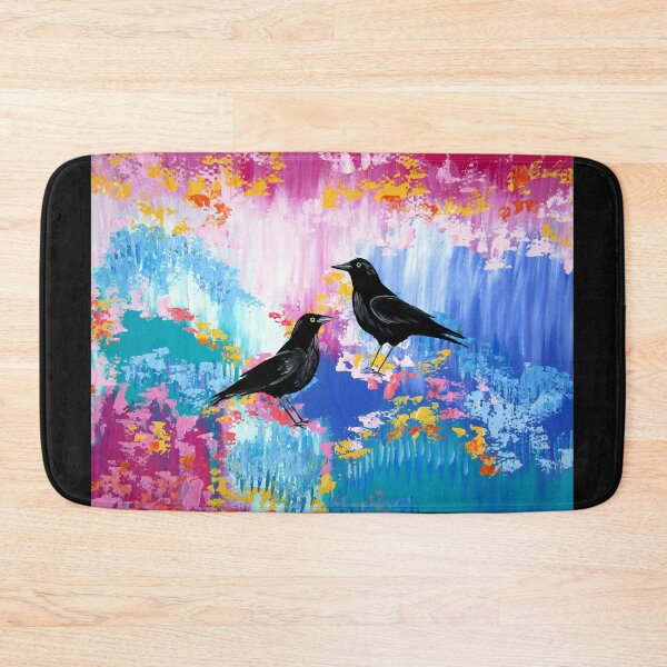 Item preview, Crows and Bright Abstract Colours designed and sold by CatherineJacobs.