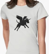 Magischer Stier Terripegacorn! Tailliertes T-Shirt