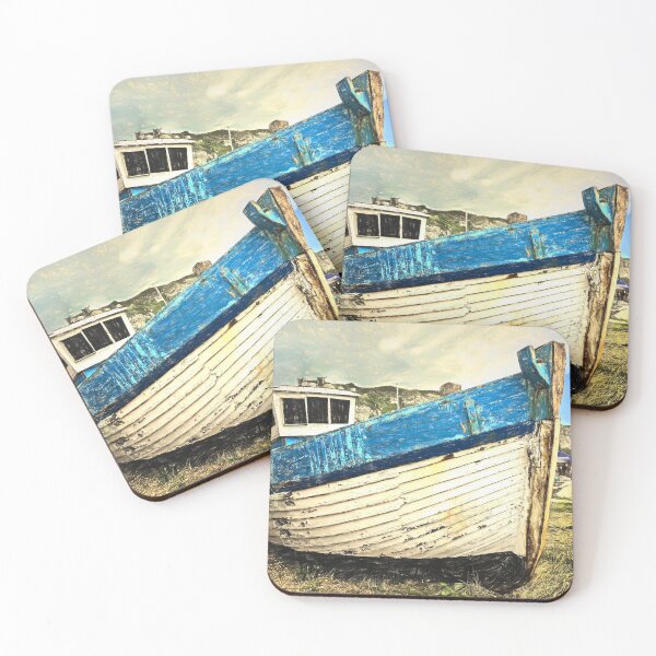 Item preview, Neglected Fishing Boat Art designed and sold by IanWL.