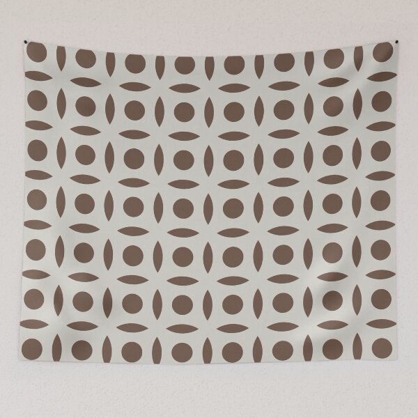 Item preview, Geometric Pattern: Intersect Circle: Brownstone designed and sold by Red Wolf.