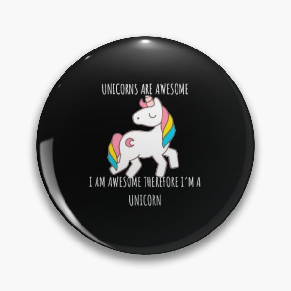 Item preview,  Unicorns Are Awesome, I Am Awesome, Therefore I am A Unicorn , Womens Unicorns are Awesome Funny T-Shirt I'm a Unicorn Rainbow Tee , Gift for her  designed and sold by Just Smile.