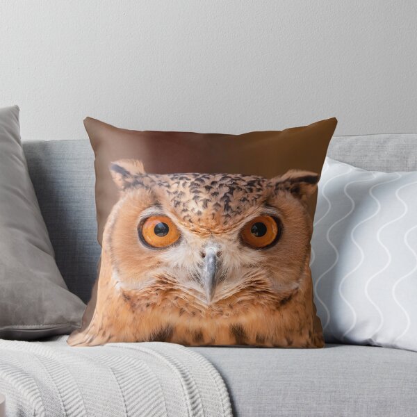 Item preview, An owl with piercing eyes designed and sold by Itsgrimupnorth.