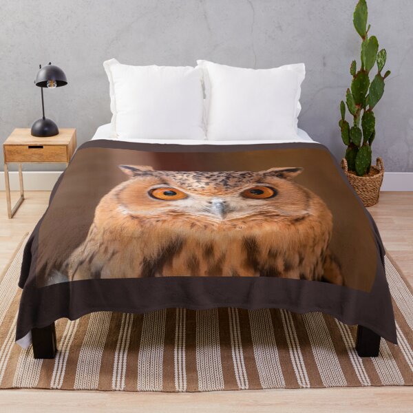 Item preview, An owl with piercing eyes designed and sold by Itsgrimupnorth.