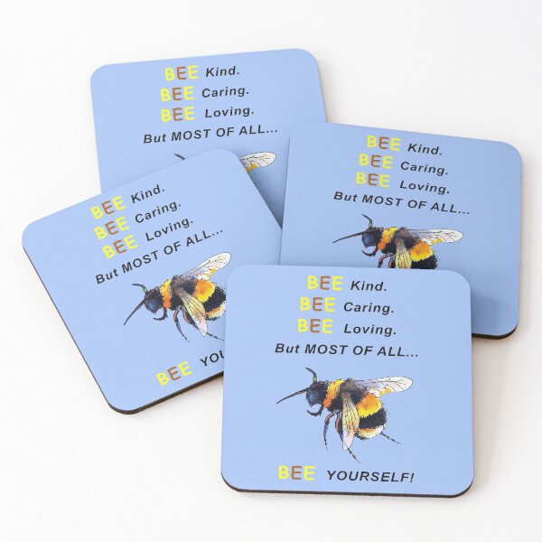 Item preview, Bee kind, bee caring, bee loving  designed and sold by AndrewAlanArt.