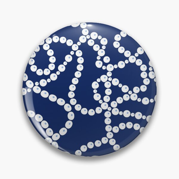 Item preview, Blue and white tangled pearl necklaces designed and sold by natalyon.