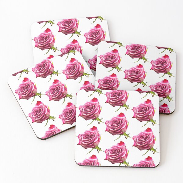 Item preview, Pink red rose  designed and sold by Nishad4.