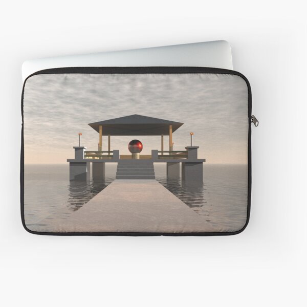 Waterfront Structure Laptop Sleeve