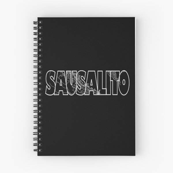 Item preview, Sausalito CA Street Map designed and sold by thestreetslocal.