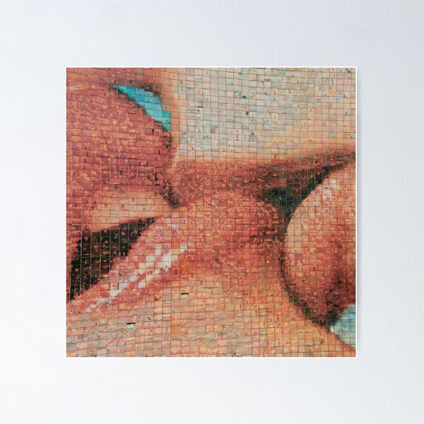 Item preview, KISS- MOSAIC - ART - ROMANTIC - TEXTURES  designed and sold by Tropical Blood.