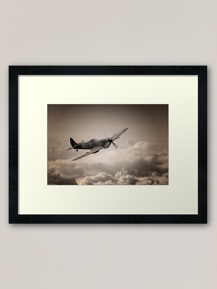 Alternate view of Spitfire Patrol Framed Art Print