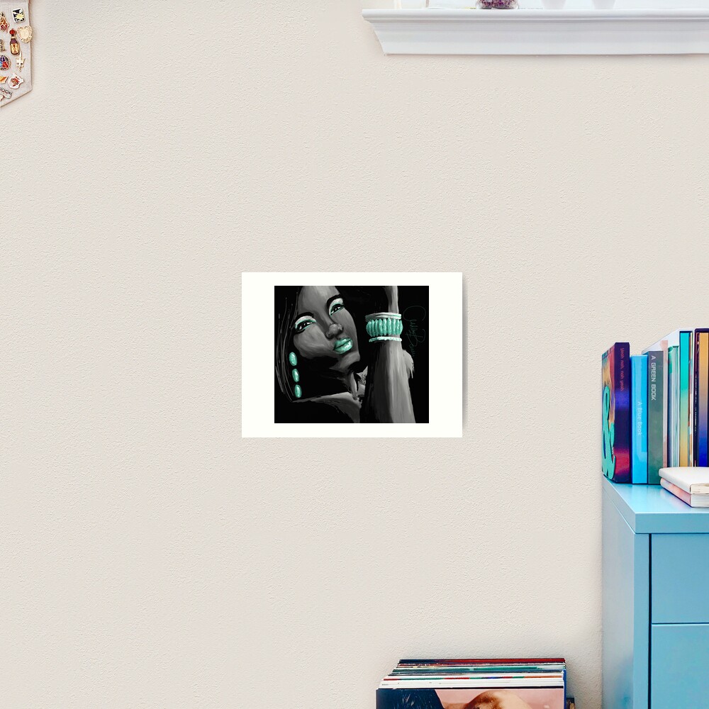 Dash of Teal Poster