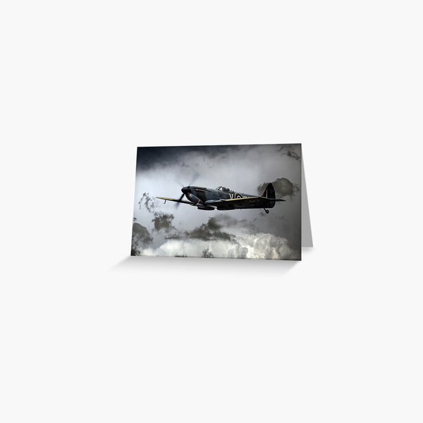 Vista previa del artículo con la obra «Spitfire TE311», diseñado y vendido por Airpower Art.