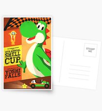 Yoshi Mario Kart Postcards