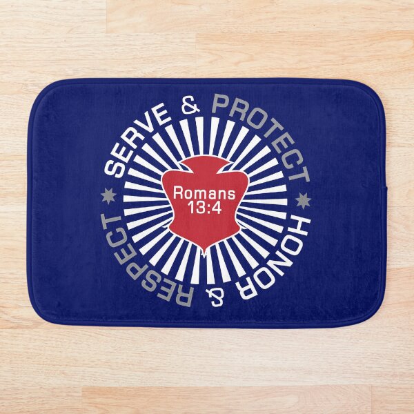 Serve Protect Honor Respect Bath Mat